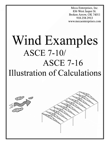 Wind Examples e-book (ASCE 7-10 &amp; 7-16)