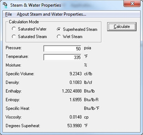 Steam Properties